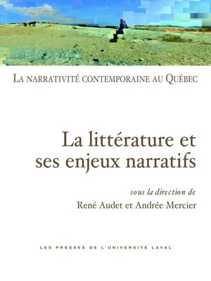 cover image of Narrativité contemporaine au Québec 01